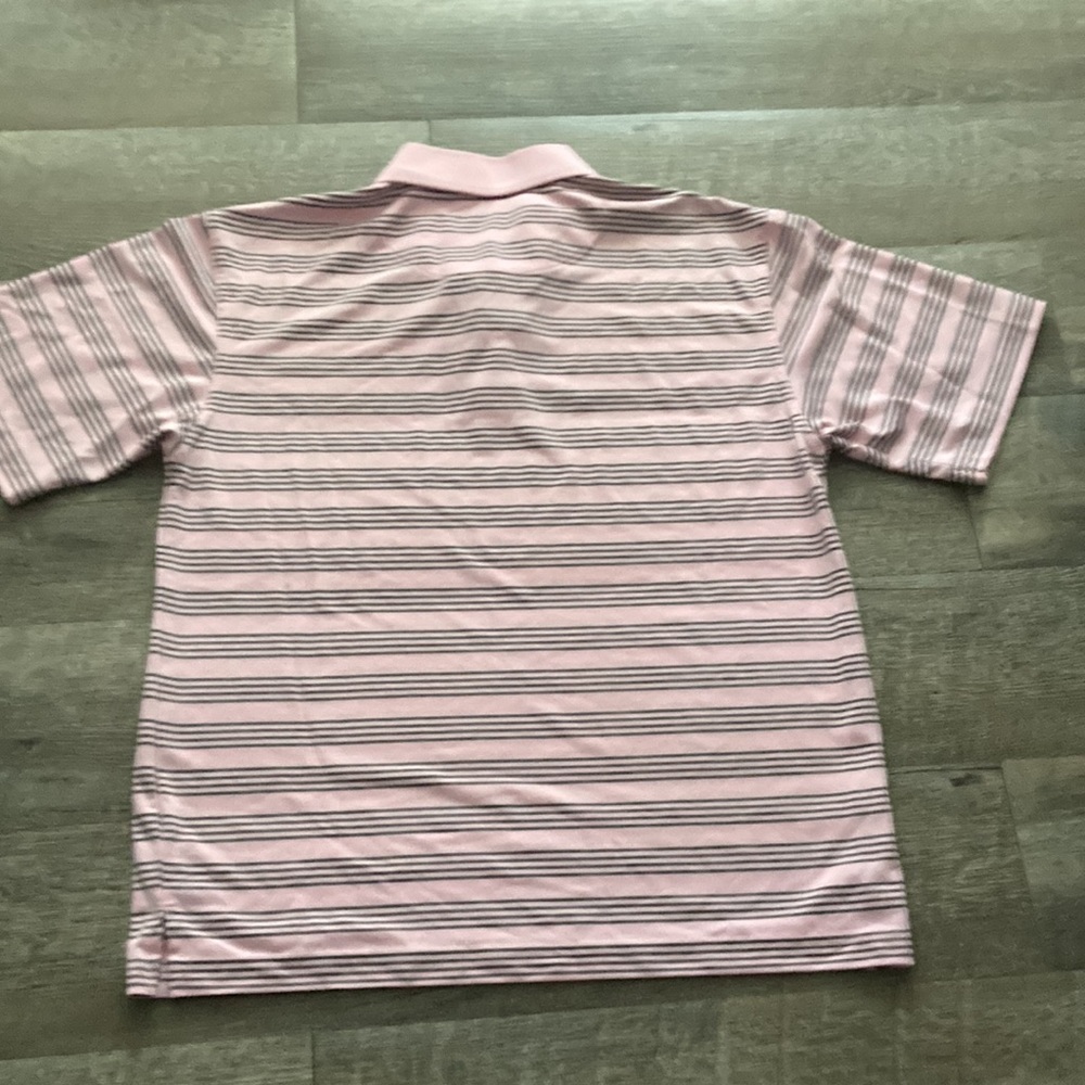 PGA Tour Mens Medium Golf Polo Shirt Pink - Picture 5 of 5